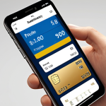 **

>Mobile banking app interface featuring a simplified payment function with clear transaction history. Focus on intuitive design and user-friendly experience, displaying a Swedish Krone currency symbol (SEK).

**